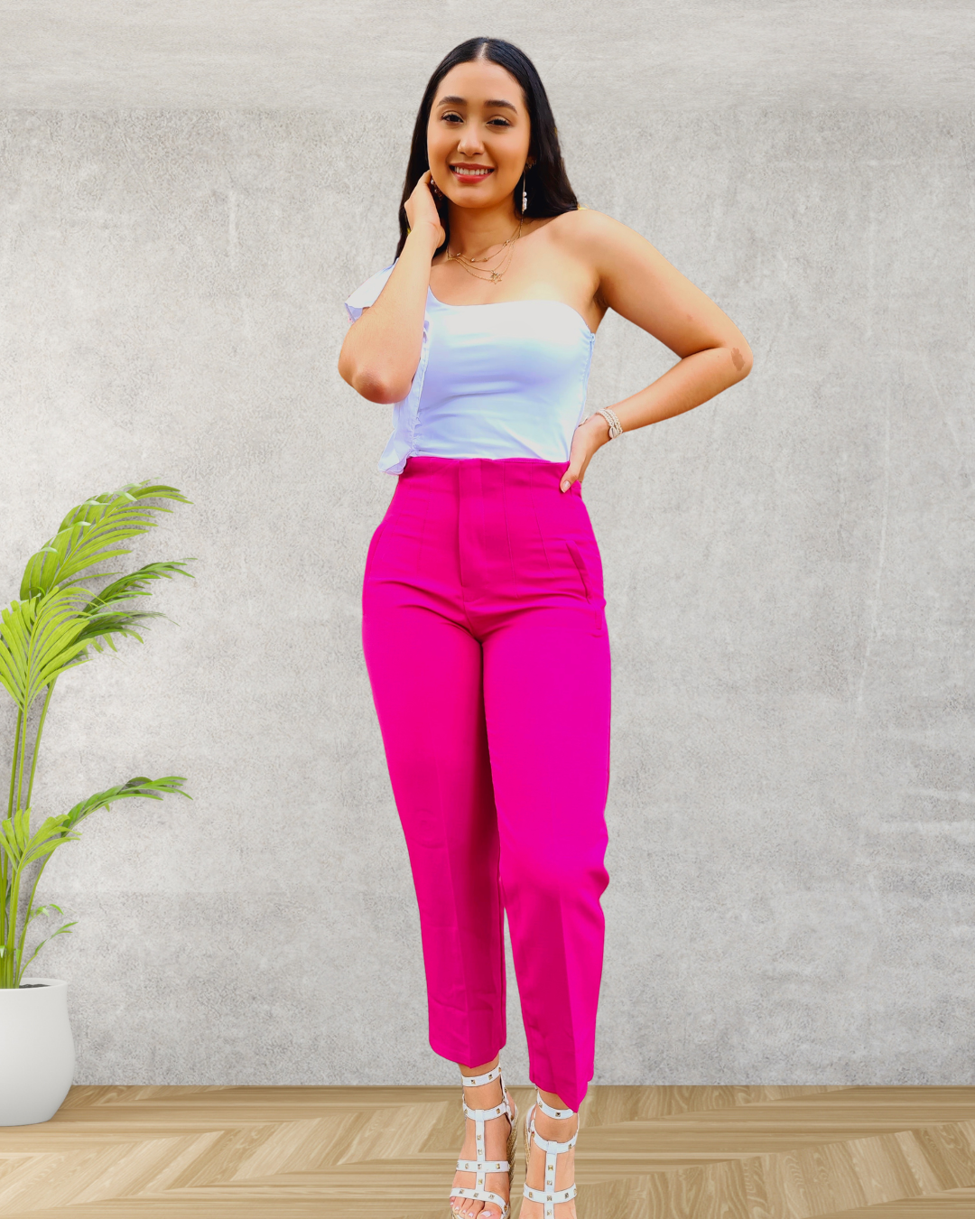 Pantalón Tania Fucsia