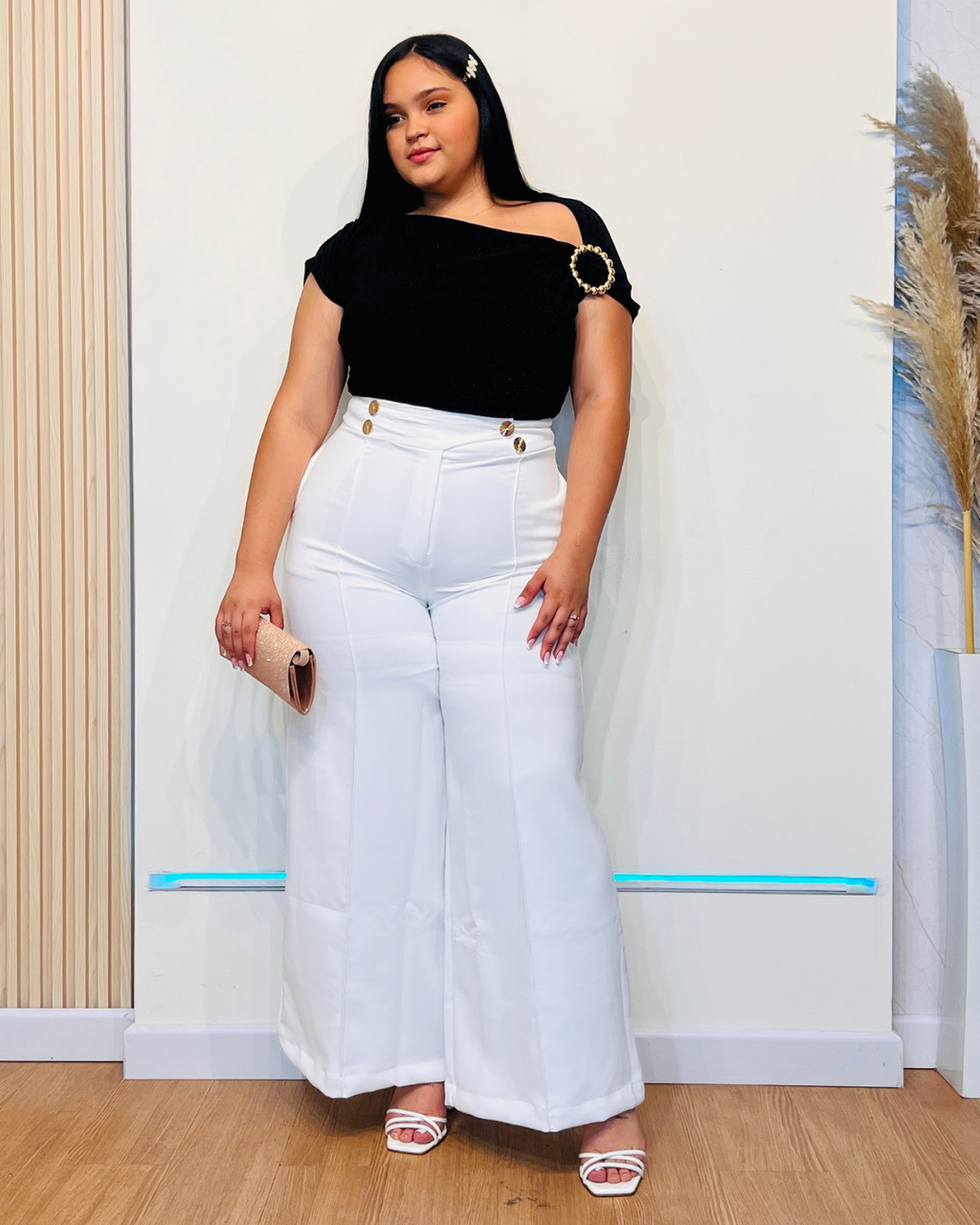 Pantalón Clara Marfil