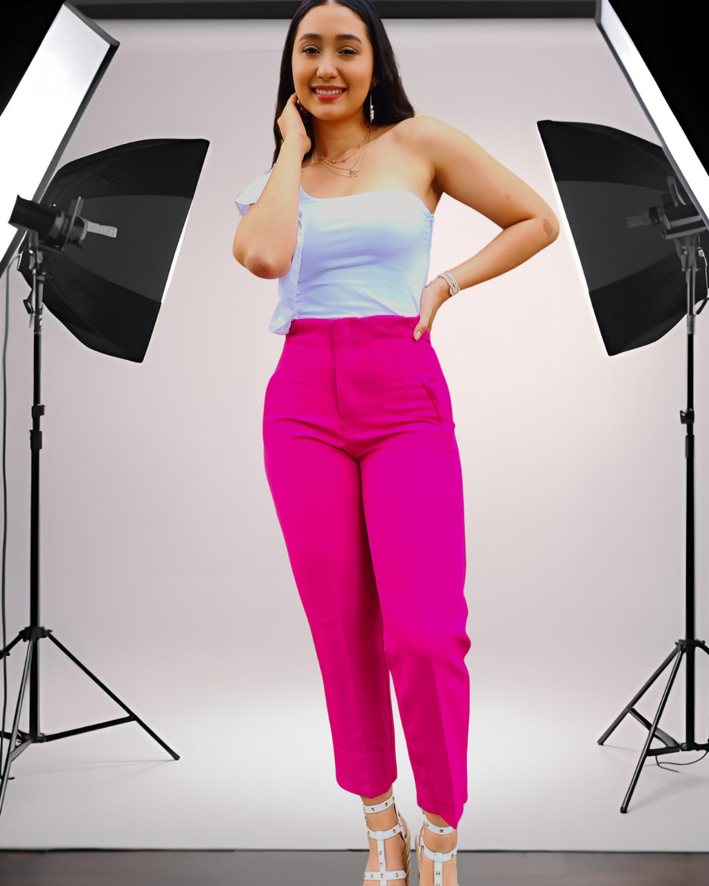 Pantalón Tania Fucsia