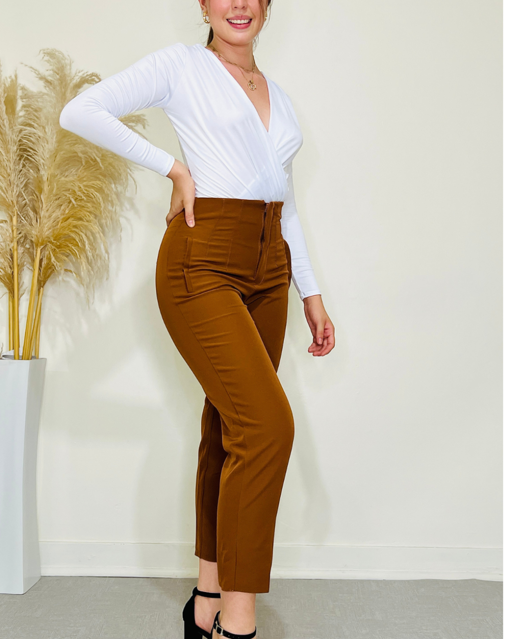 Pantalón Tania Chocolate