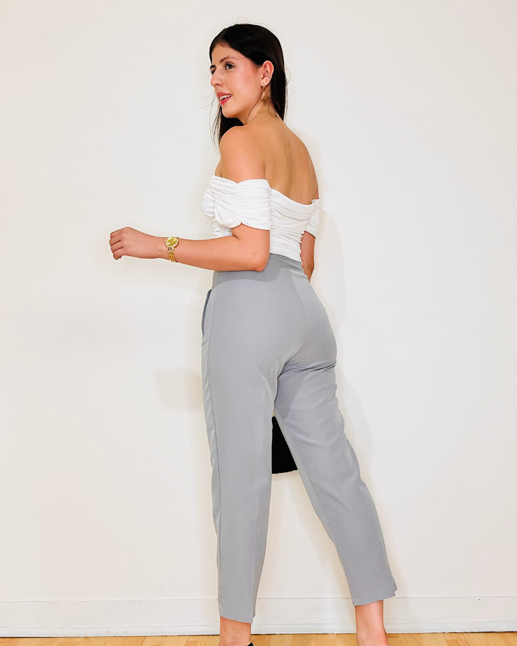 Pantalón Tania Gris