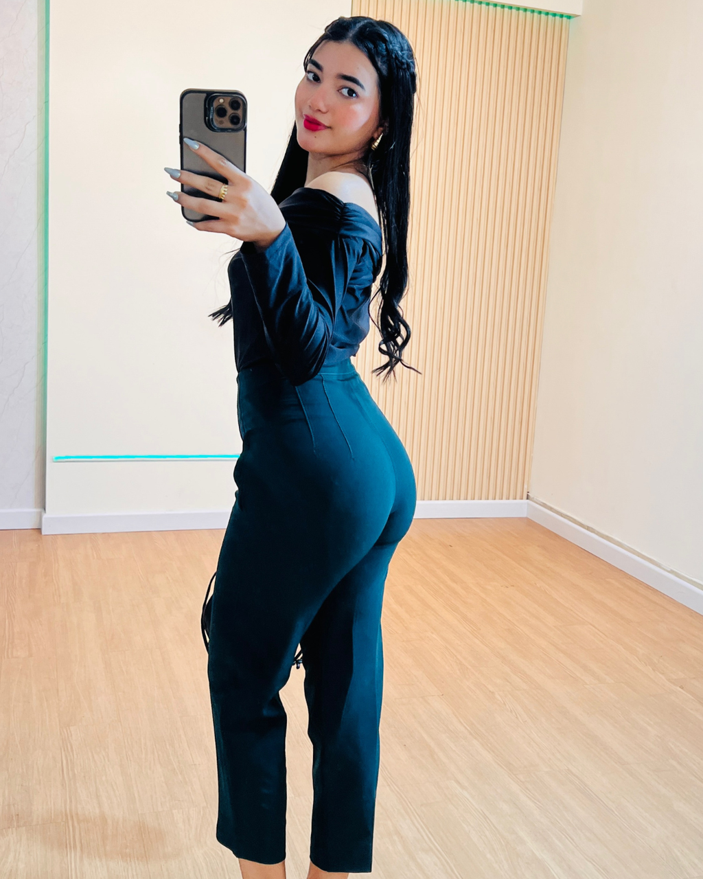 Pantalón Tania Verde Botella