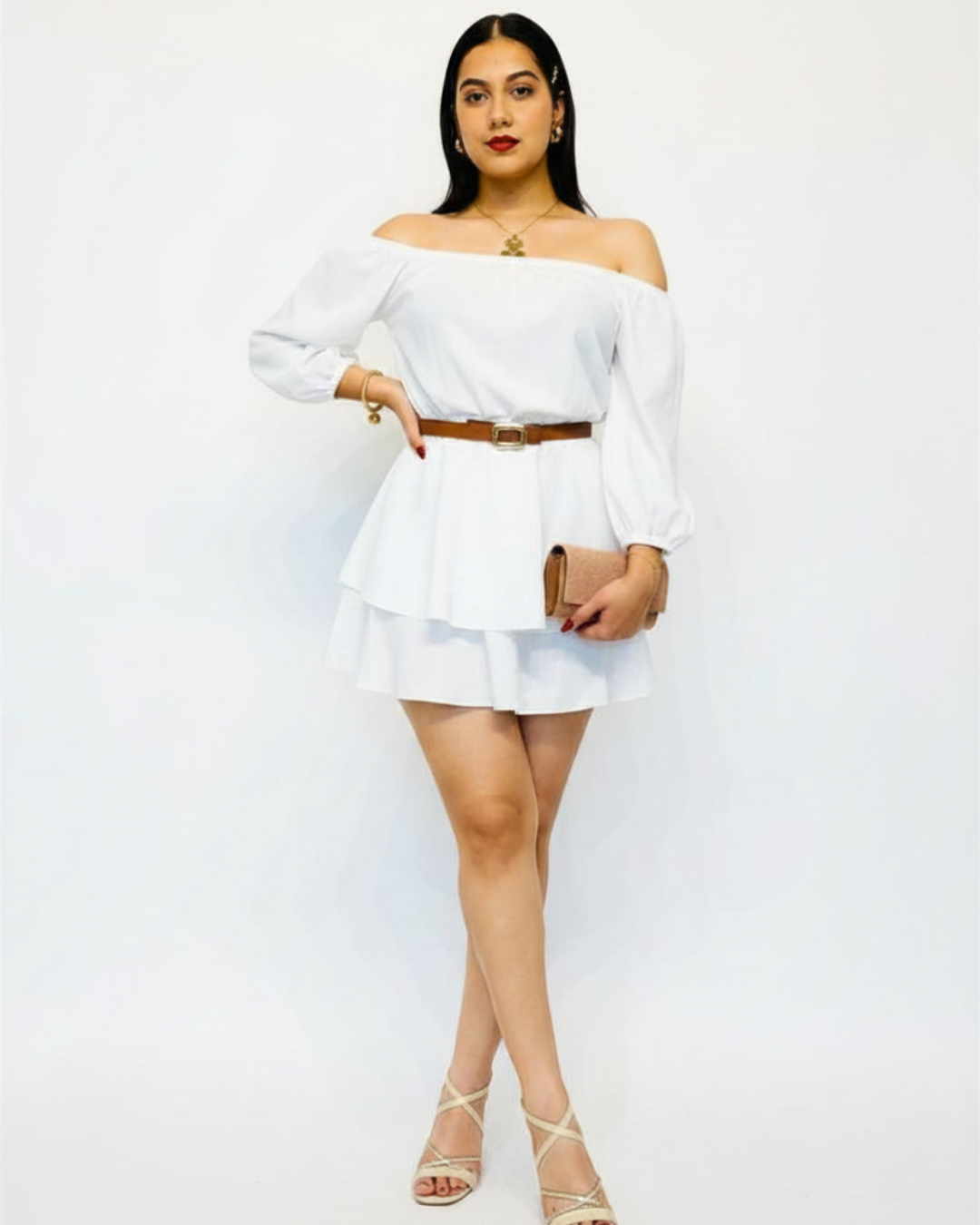 Vestido Abby Marfil