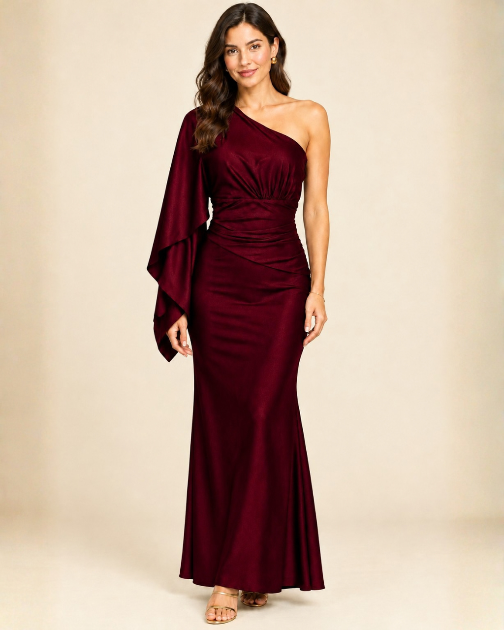 Vestido Ally Vinotinto
