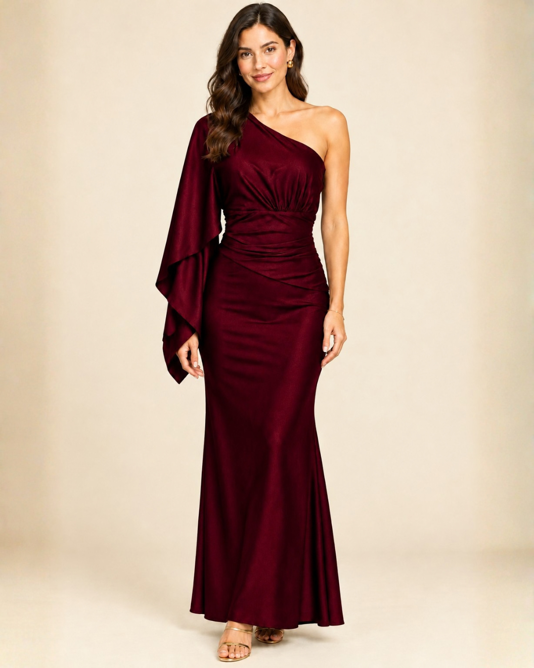 Vestido Ally Vinotinto