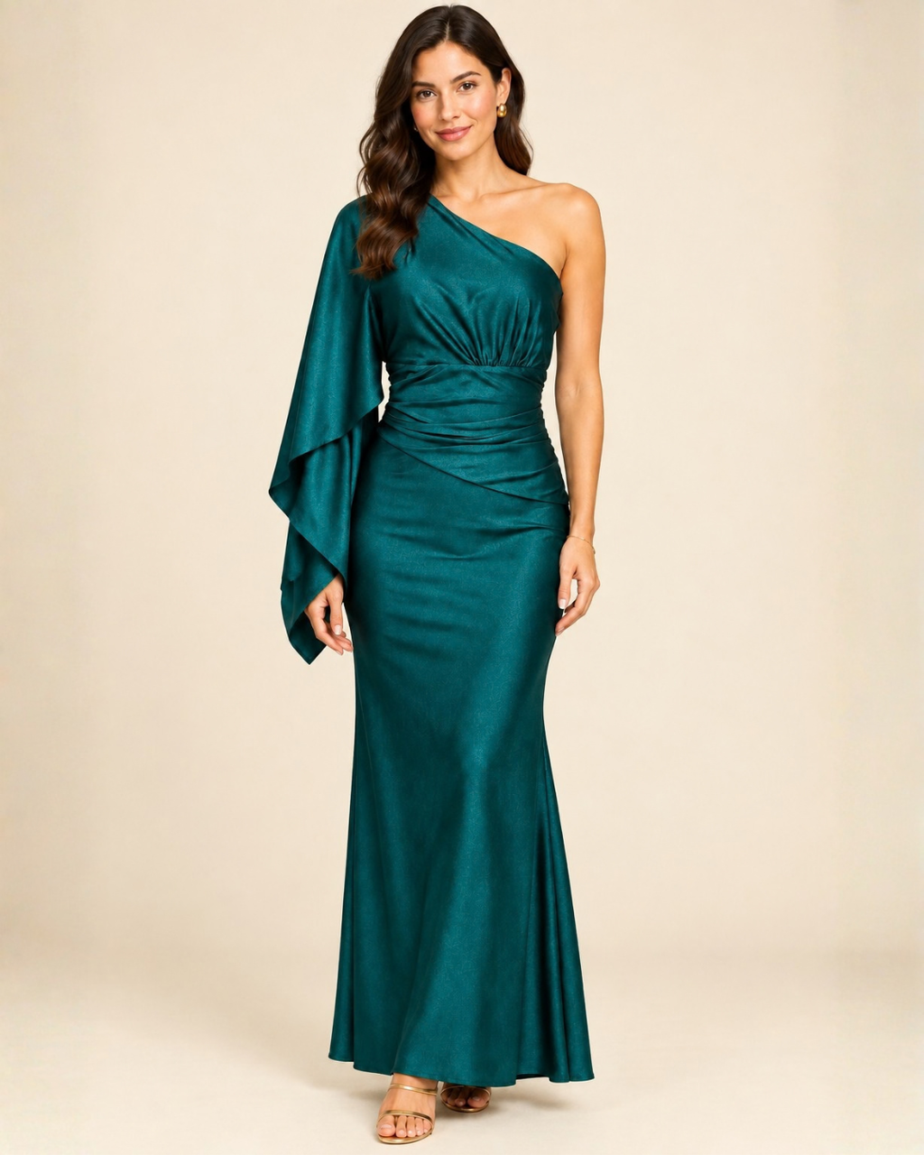 Vestido Ally Verde Botella
