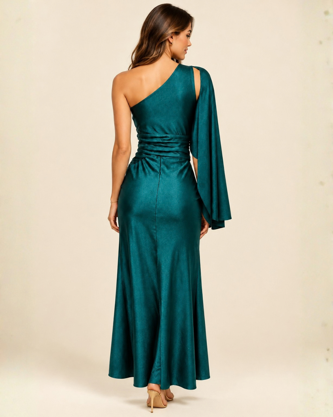 Vestido Ally Verde Botella