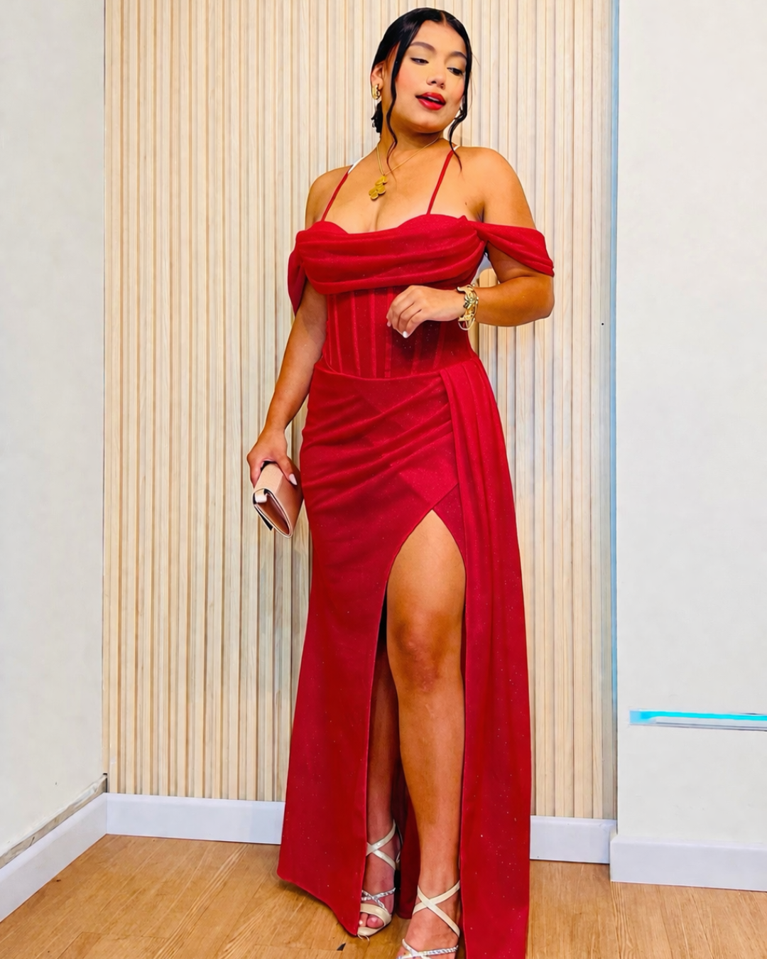 Vestido Amira Rojo