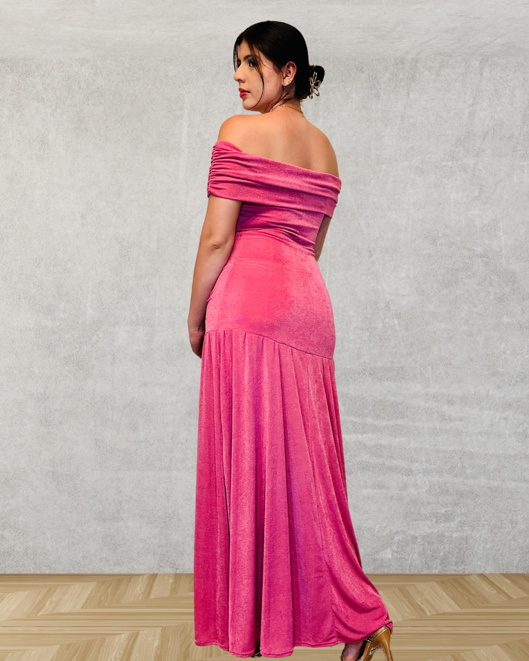 Vestido Angela Rosado