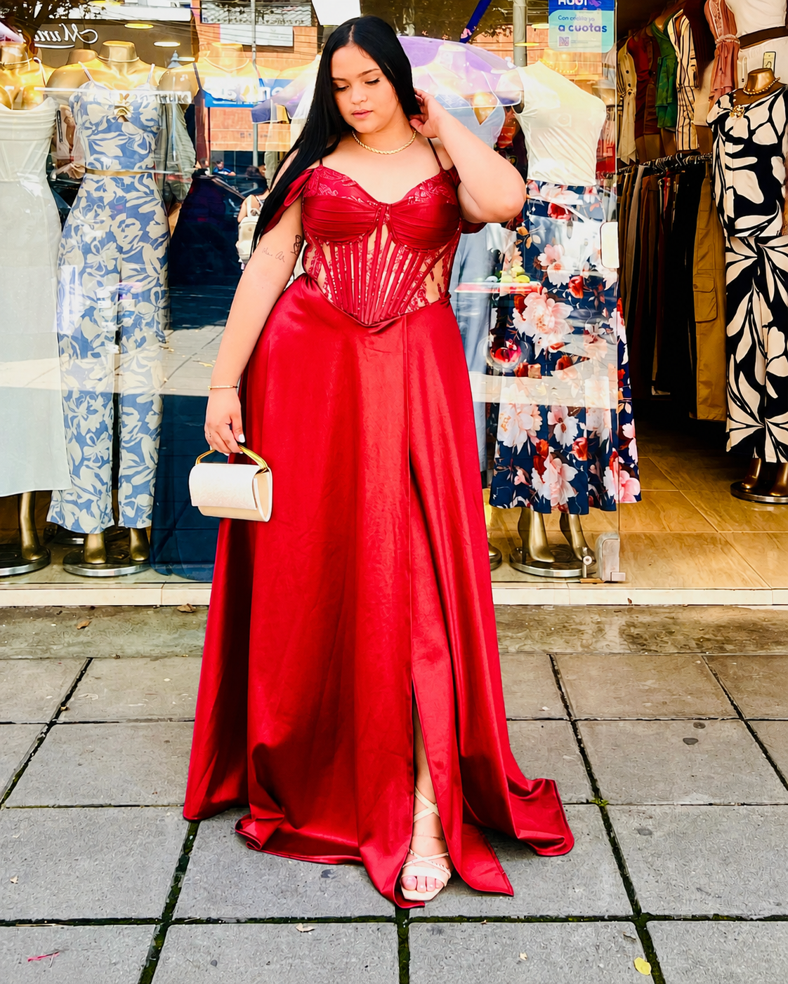Vestido Arianne Rojo