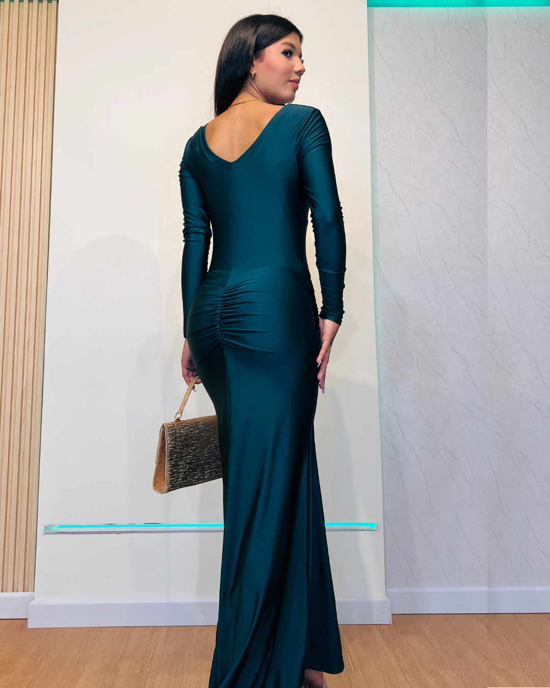 Vestido Bicky Verde Botella