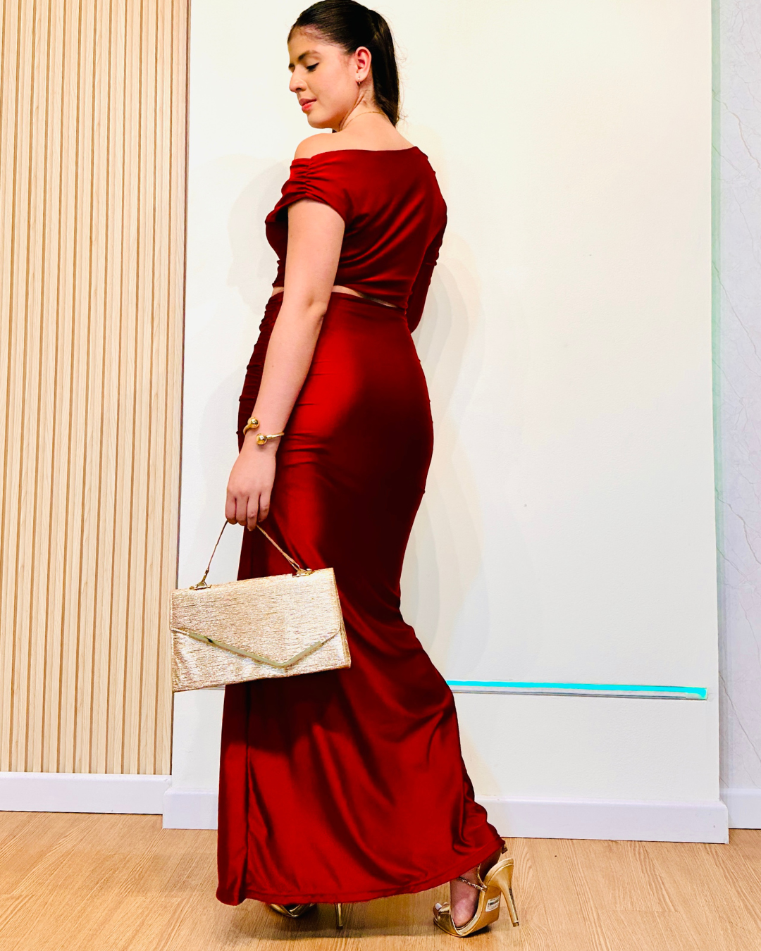 Vestido Diva Vinotinto