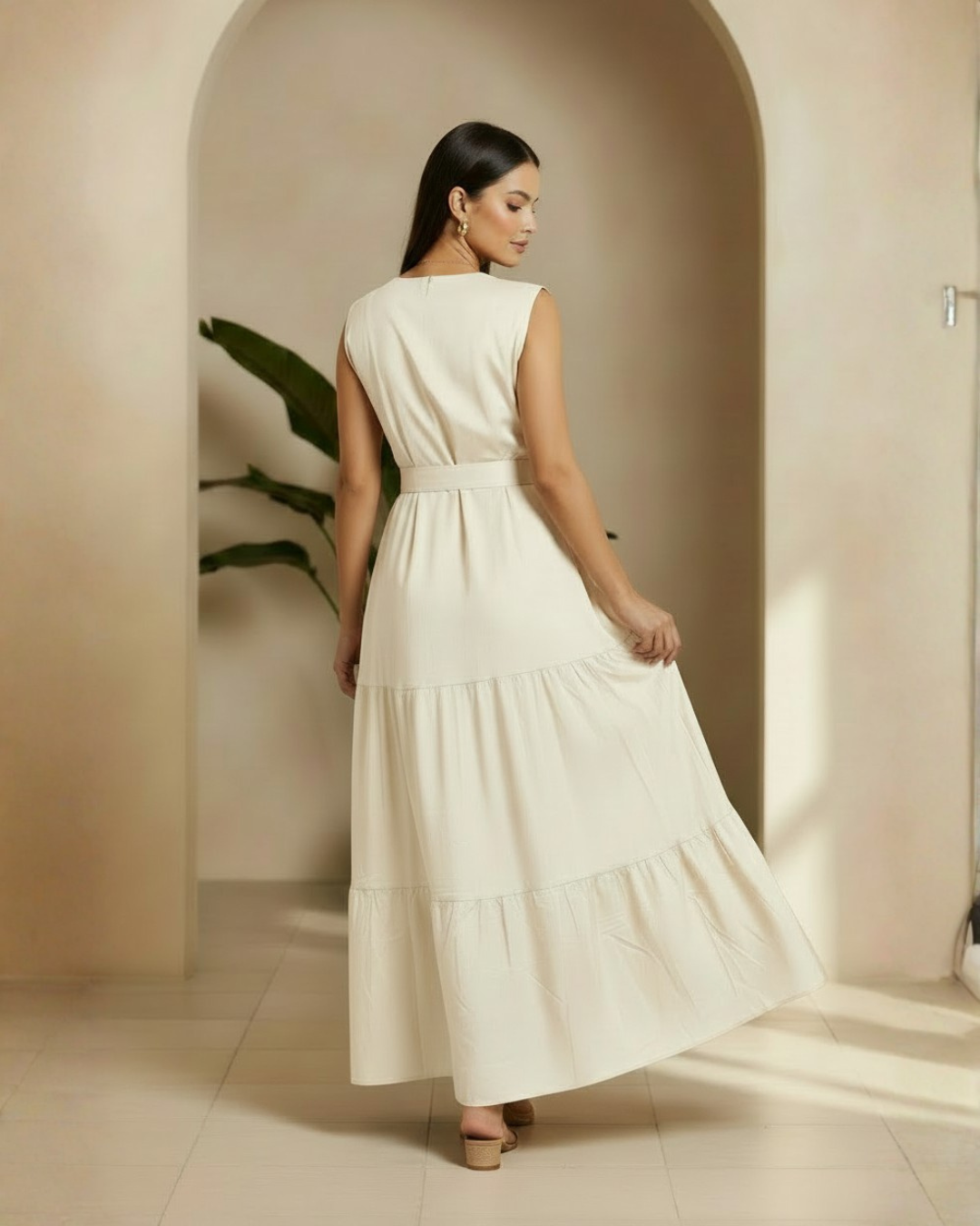 Vestido Ester Marfil