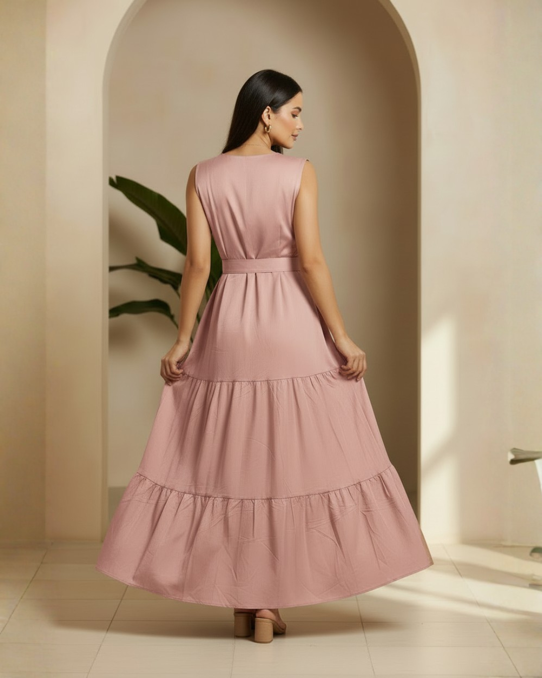 Vestido Ester Rosado