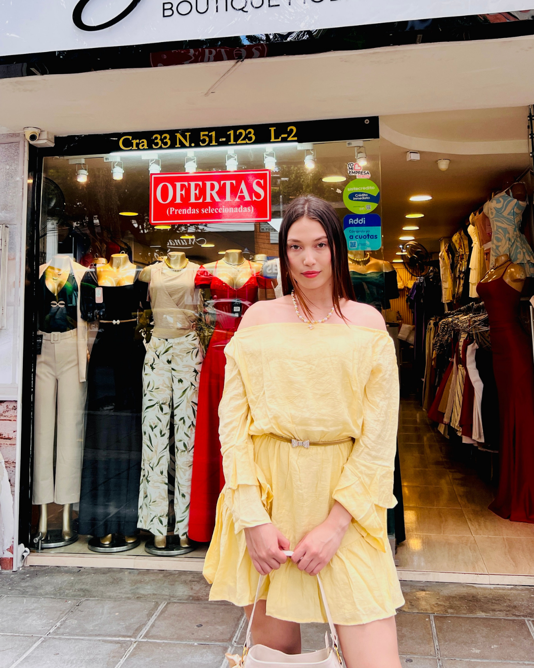 Vestido Flor Amarillo