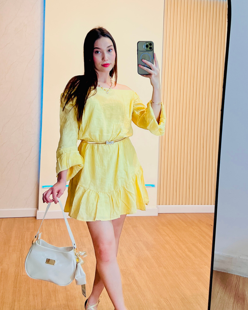Vestido Flor Amarillo