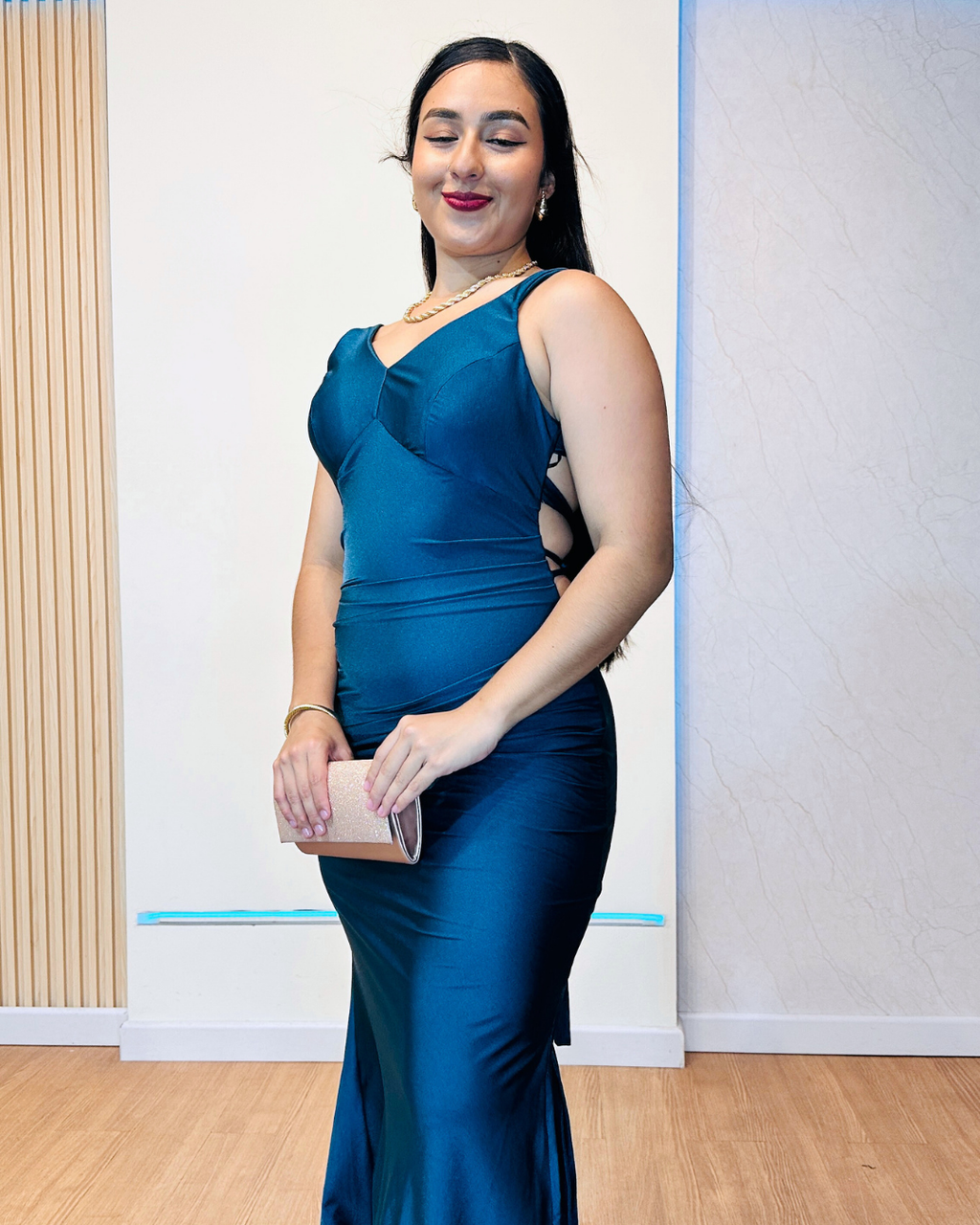 Vestido Infinity Petróleo
