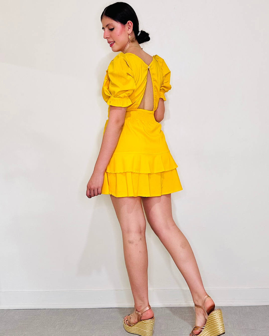 Vestido Jade Amarrilo