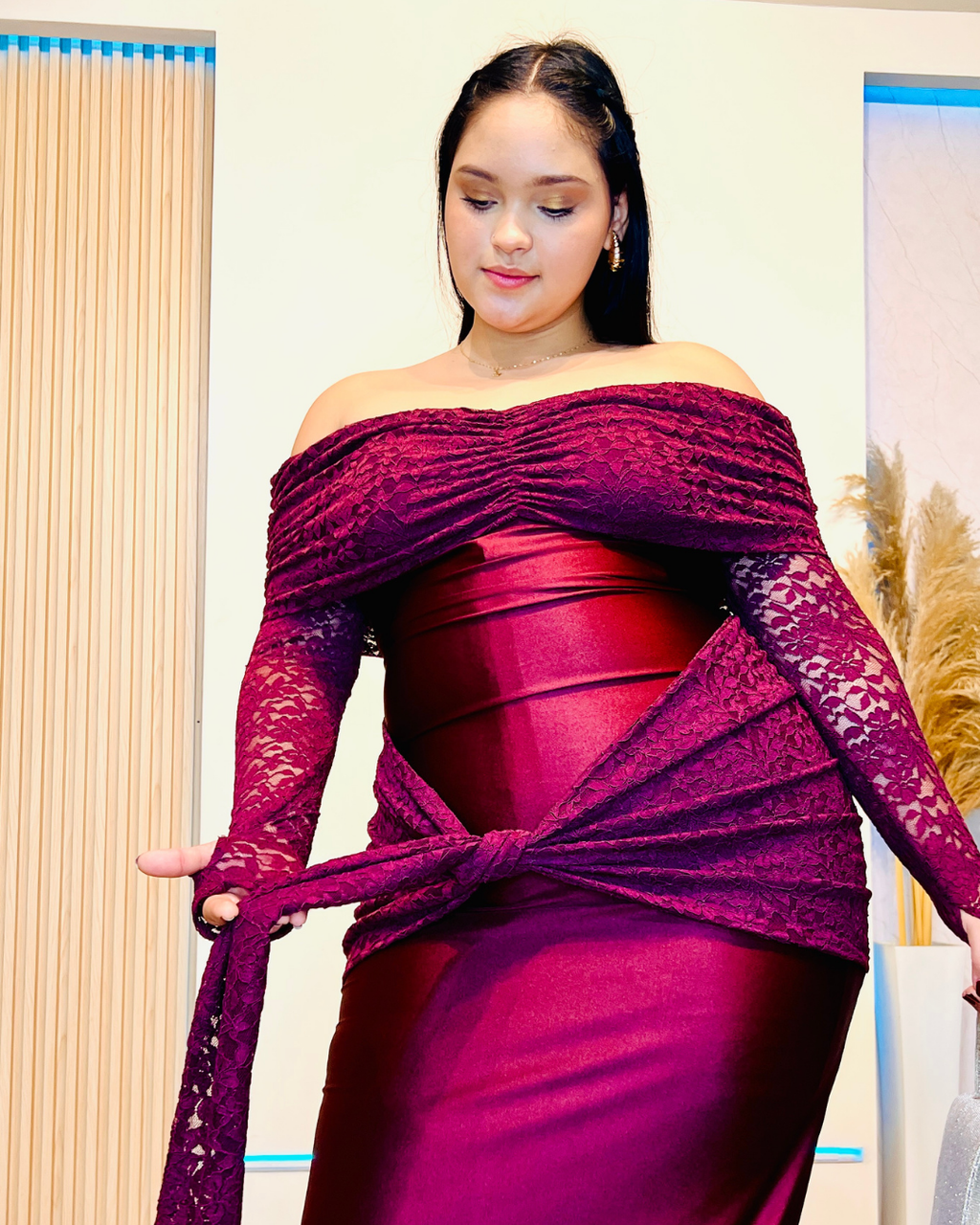 Vestido Kimberly Vinotinto