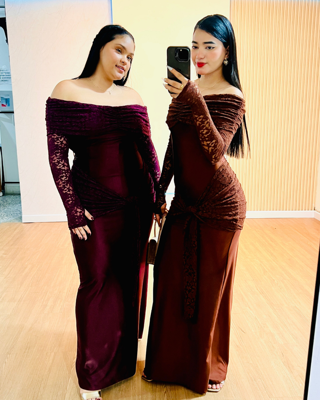 Vestido Kimberly Vinotinto