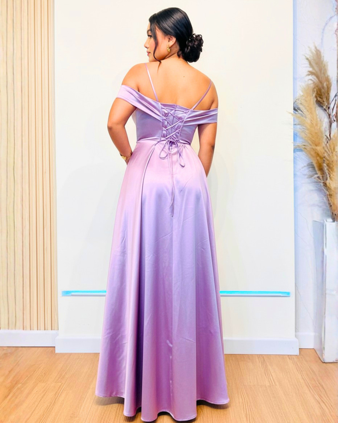 Vestido Largo Ainara Lila