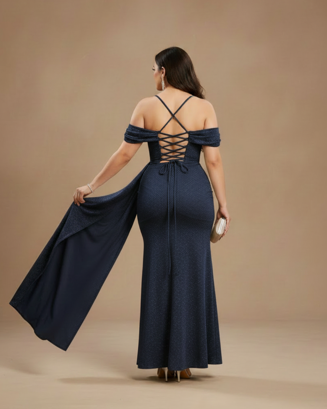 Vestido Amelí Azul Oscuro