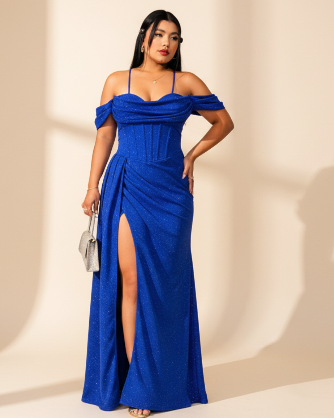 Vestido Amira Azul rey