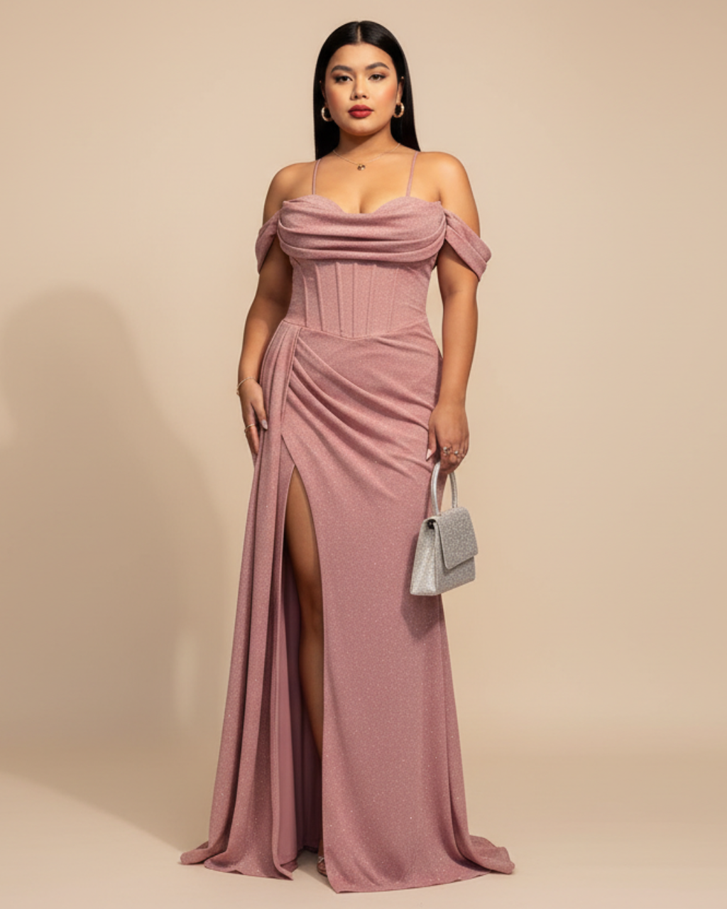 Vestido Amira Rosado