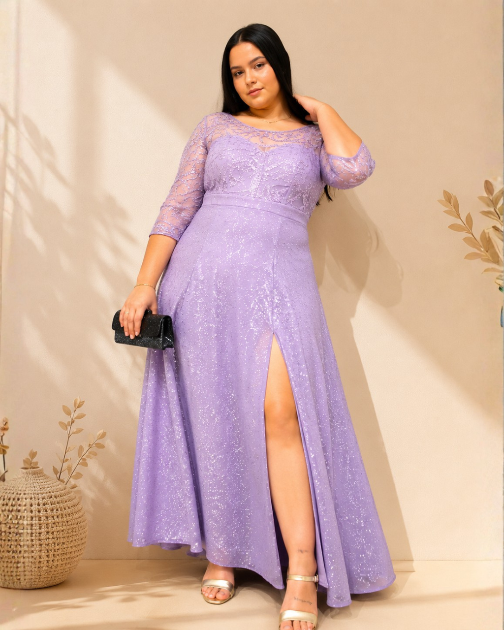 Vestido Hellen Lila