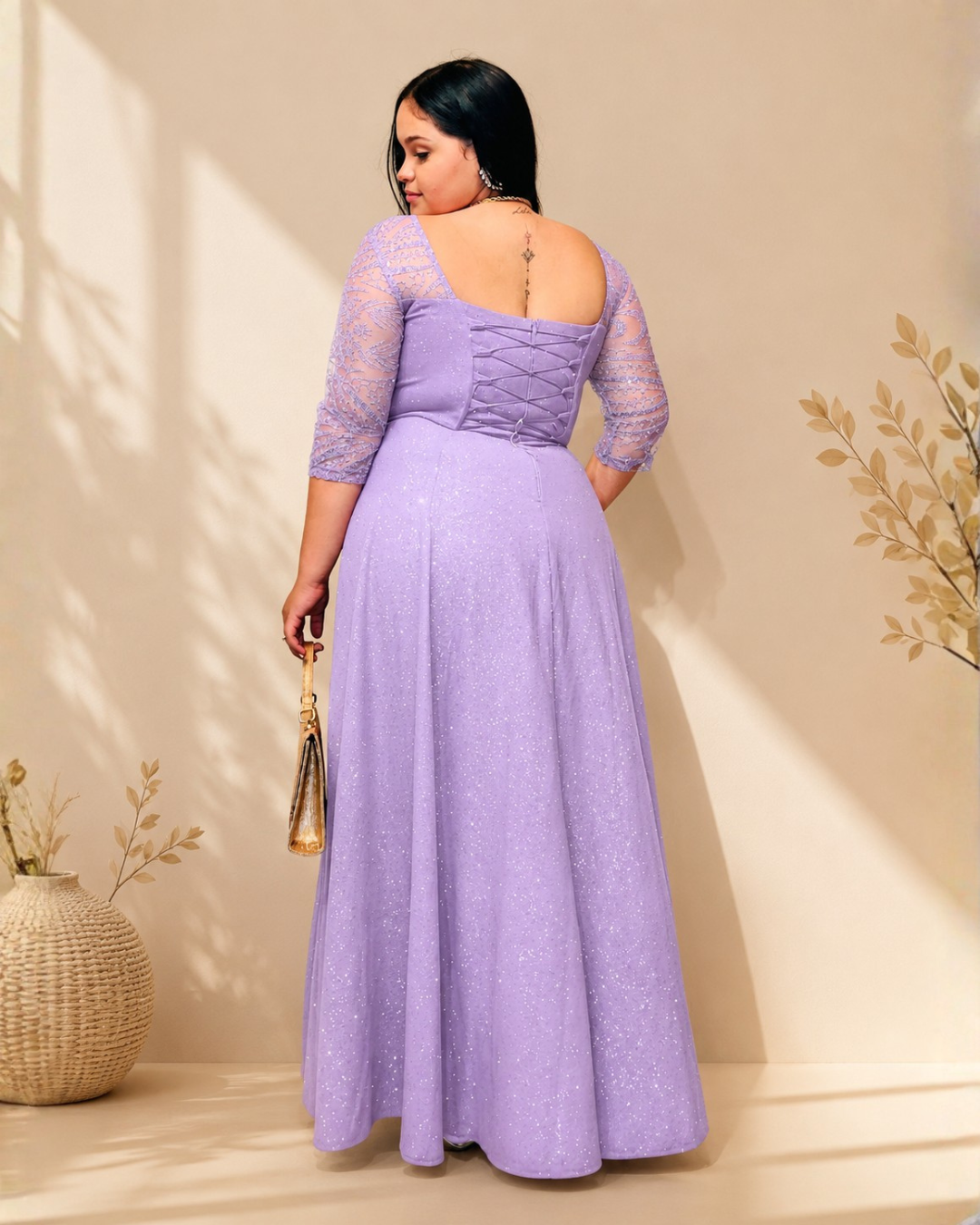 Vestido Hellen Lila