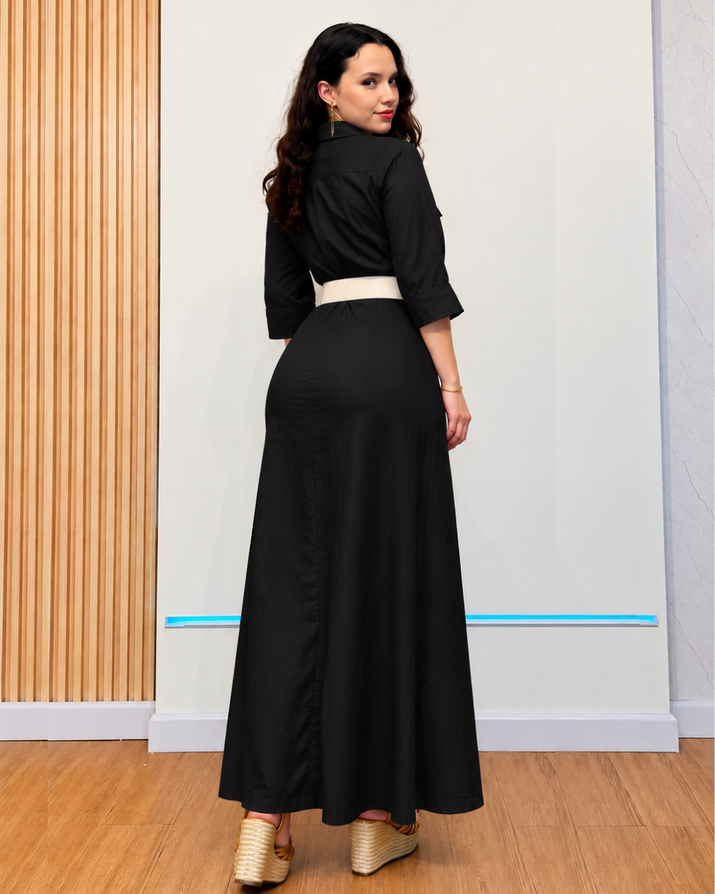 Vestido Largo Margoth Negro