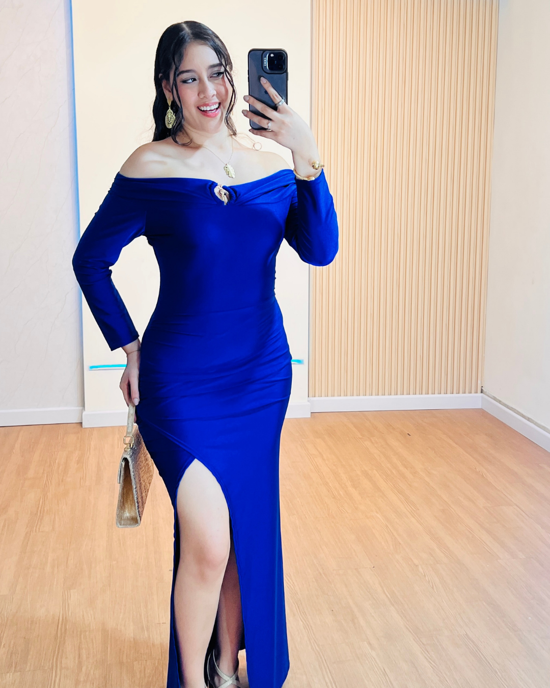 Vestido Largo Lazuli Azul