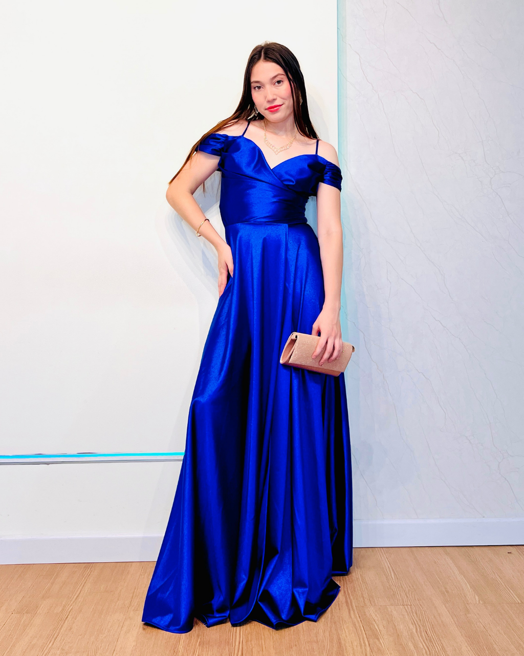 Vestido Luisa Azul Rey