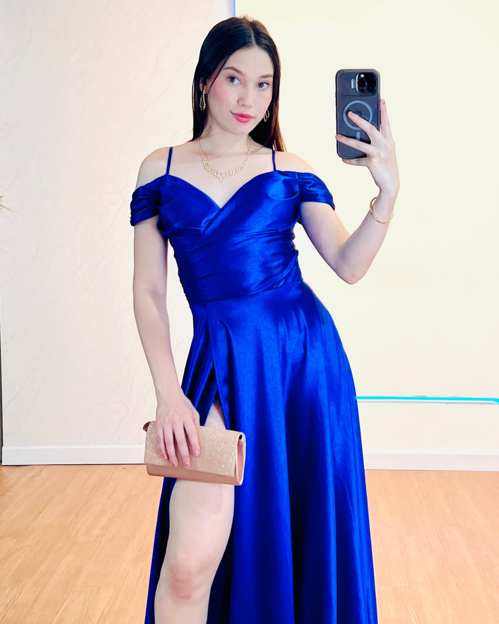 Vestido Luisa Azul Rey