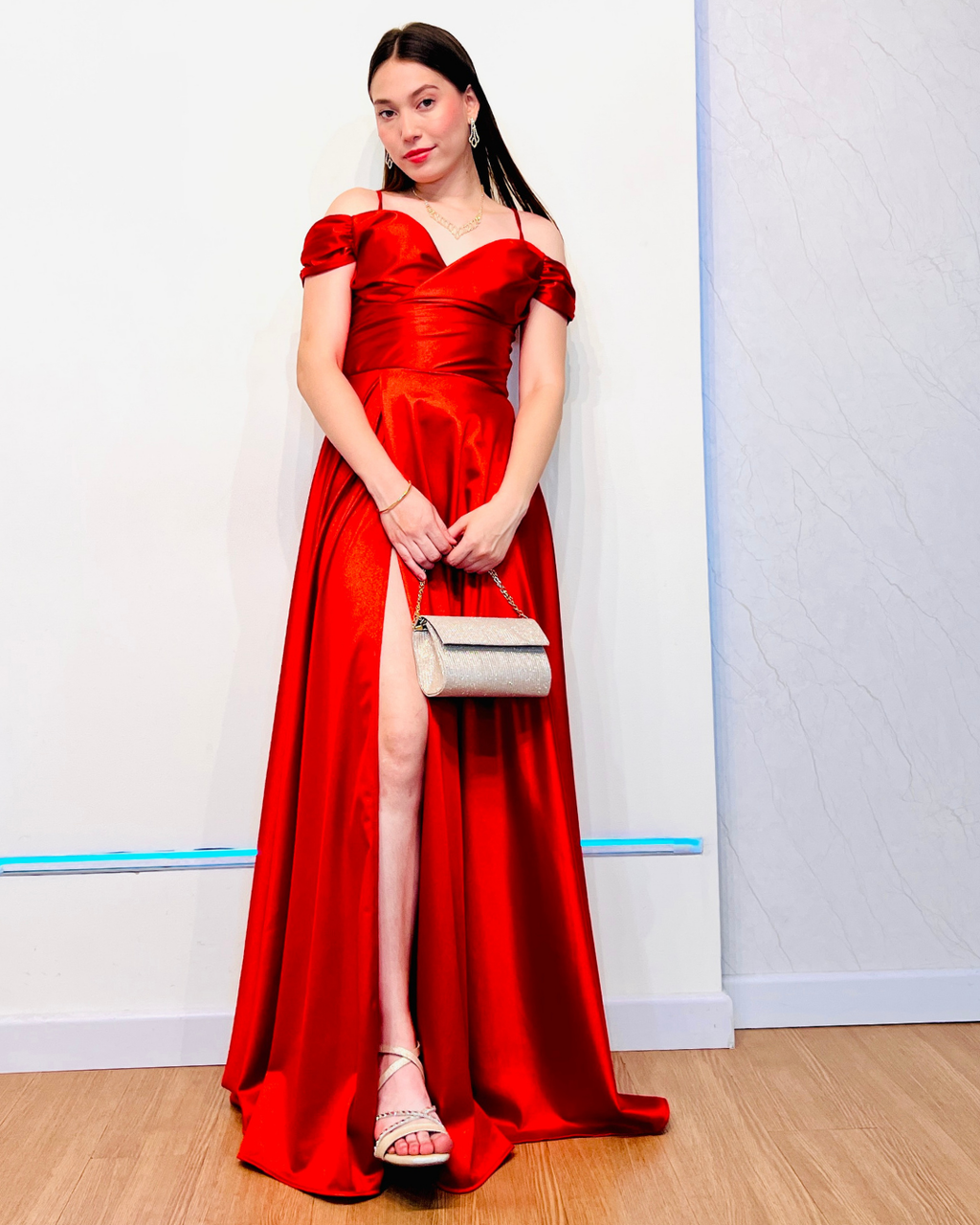 Vestido Luisa Rojo