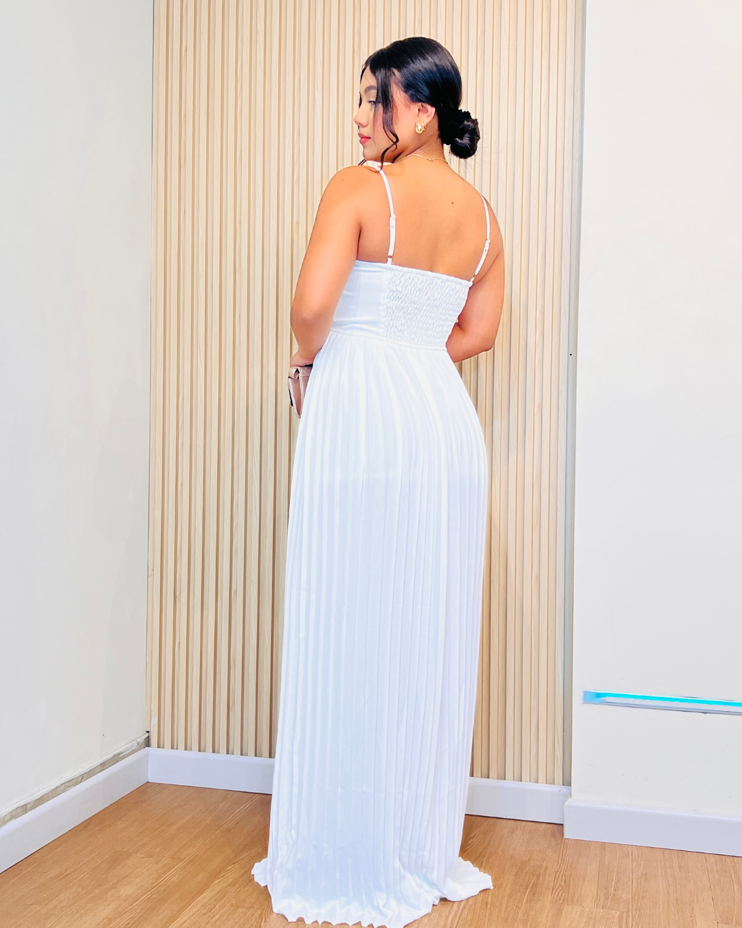 Vestido Largo Marce Marfil