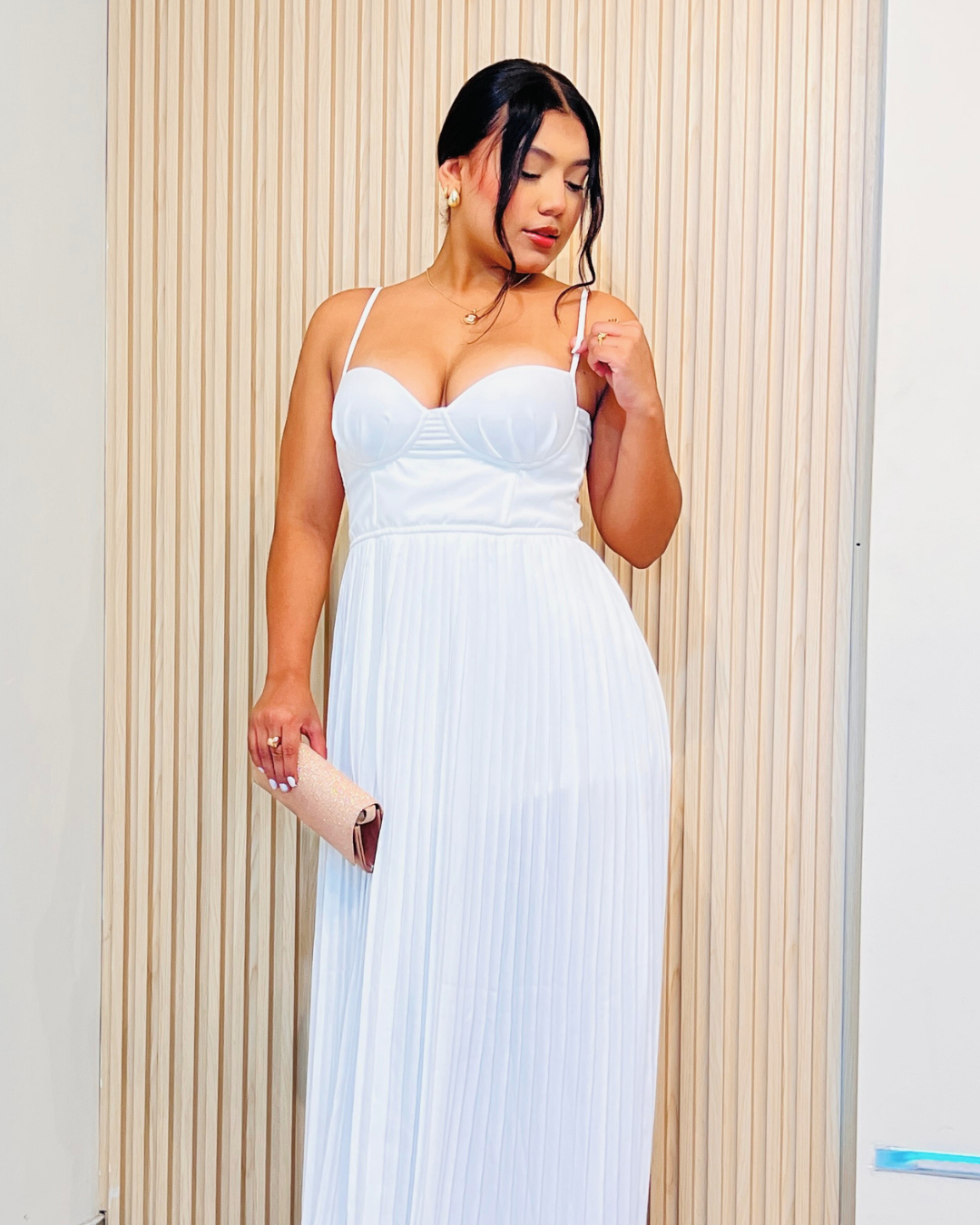 Vestido Largo Marce Marfil