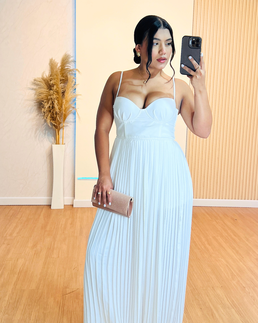 Vestido Largo Marce Marfil