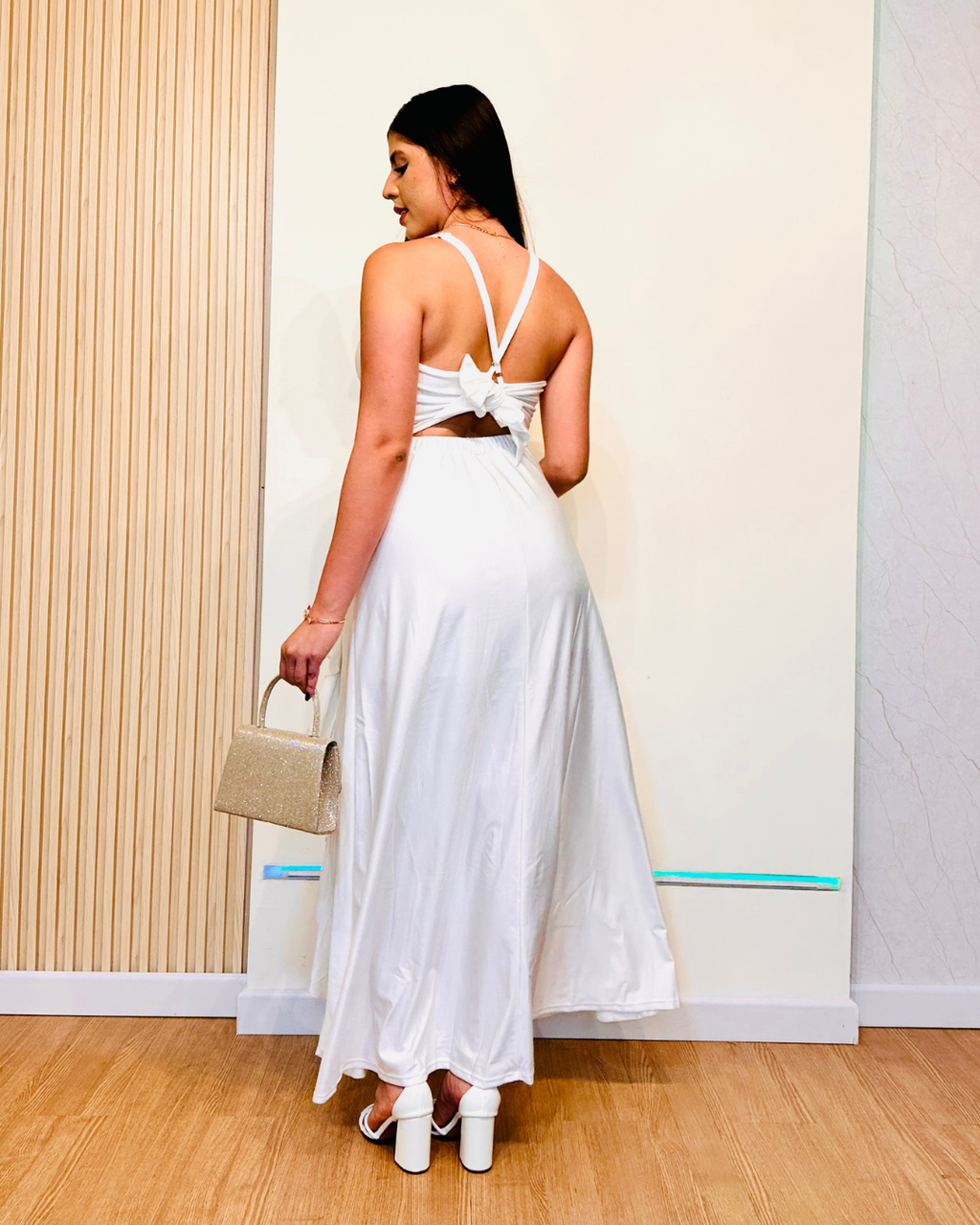 Vestido Milena Marfil