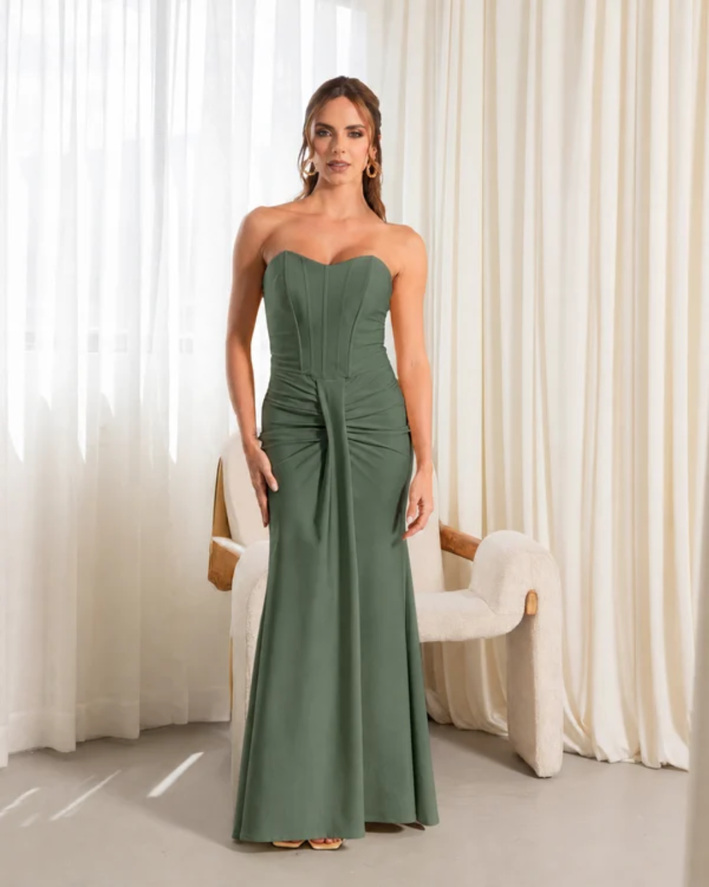 Vestido Saida Verde