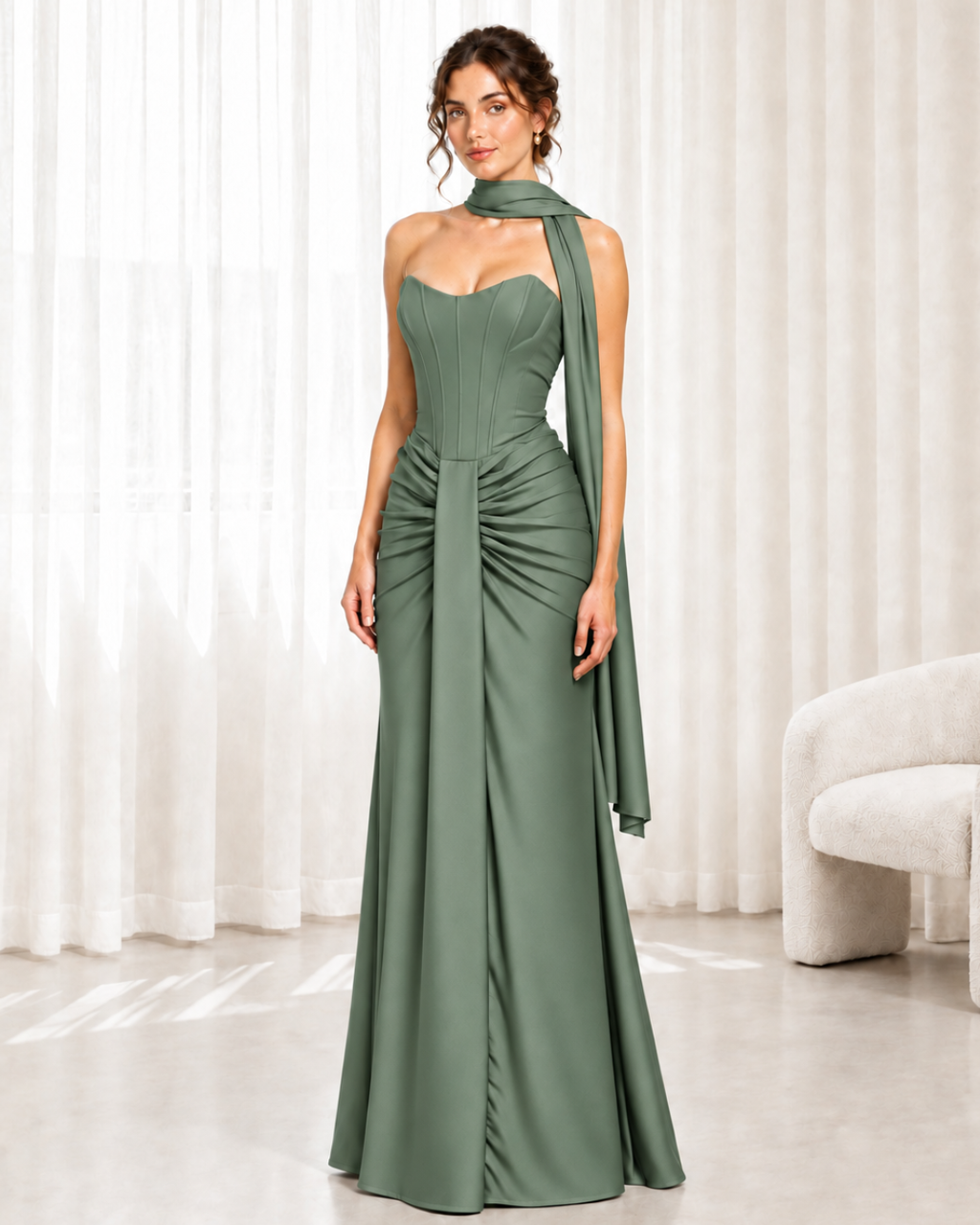 Vestido Saida Verde