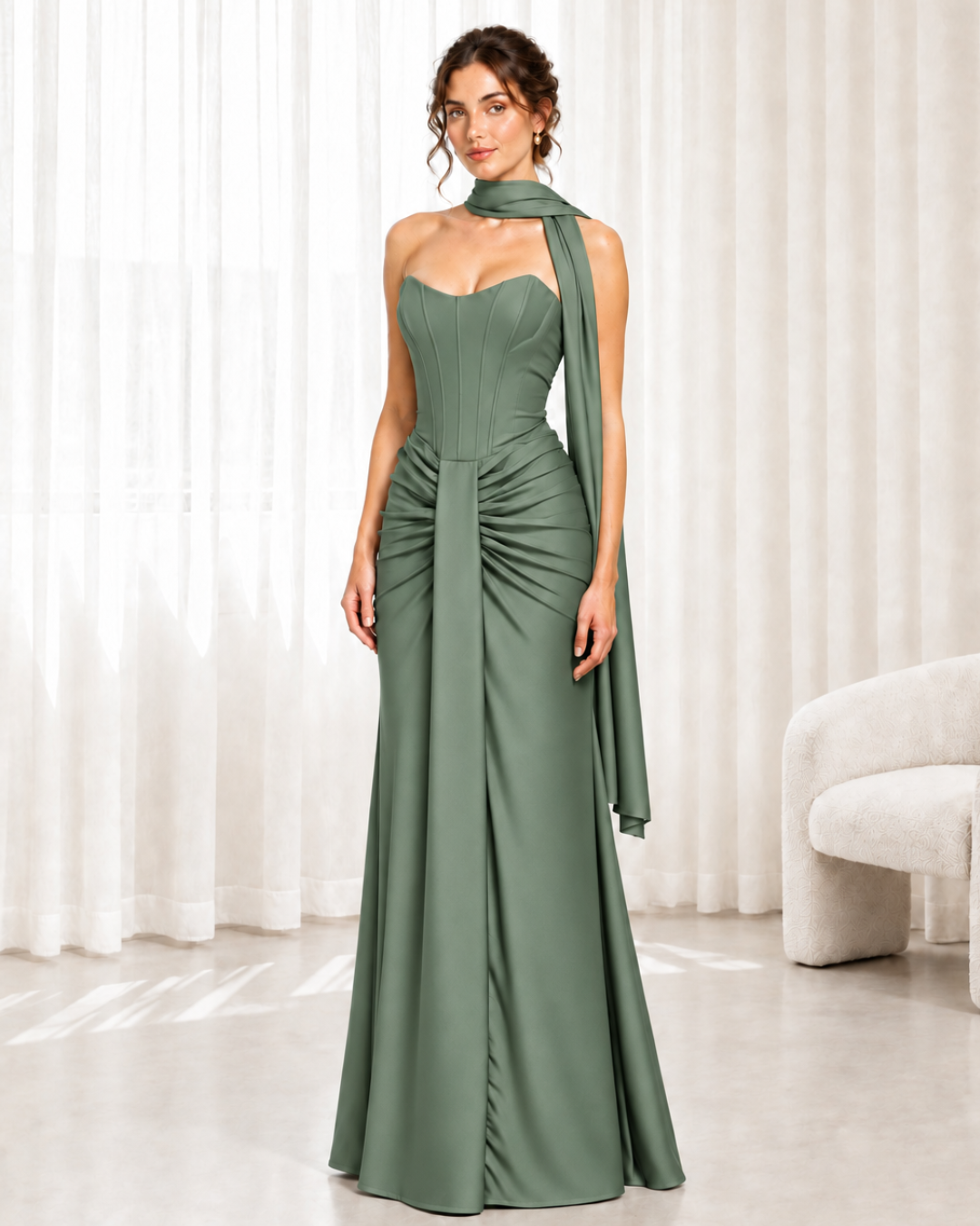 Vestido Saida Verde