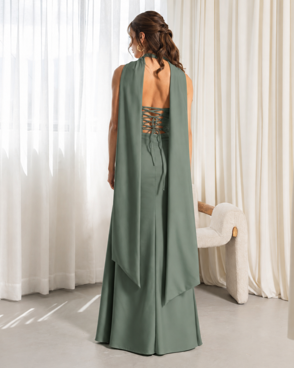 Vestido Saida Verde