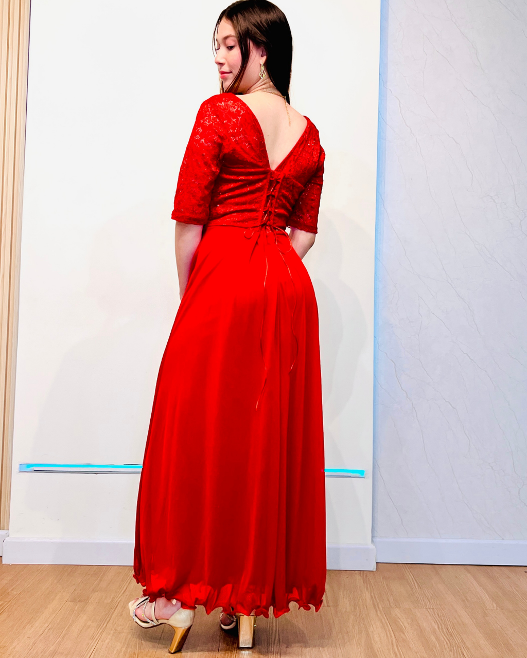 Vestido Valeria Rojo