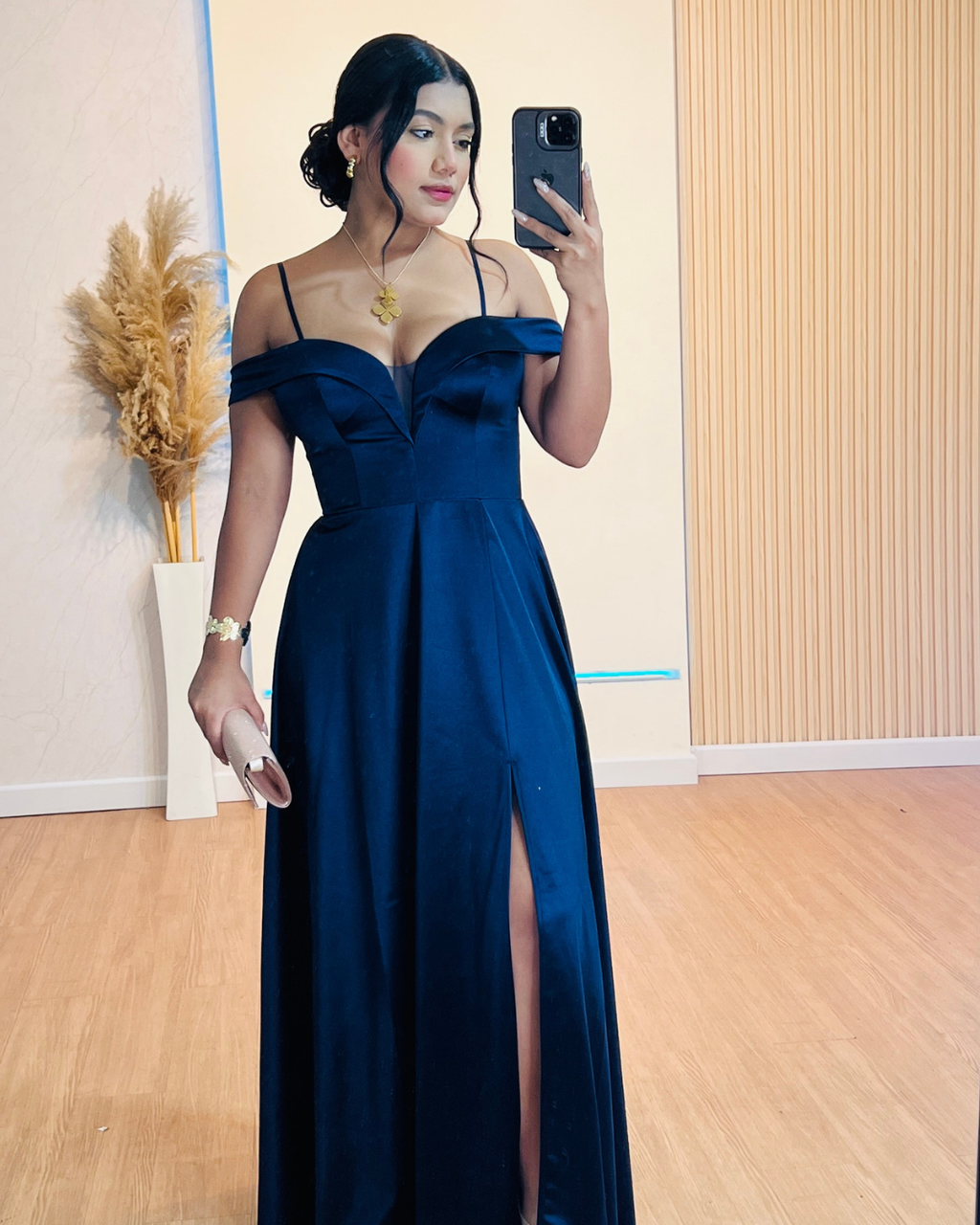 Vestido Ainara Azul Oscuro