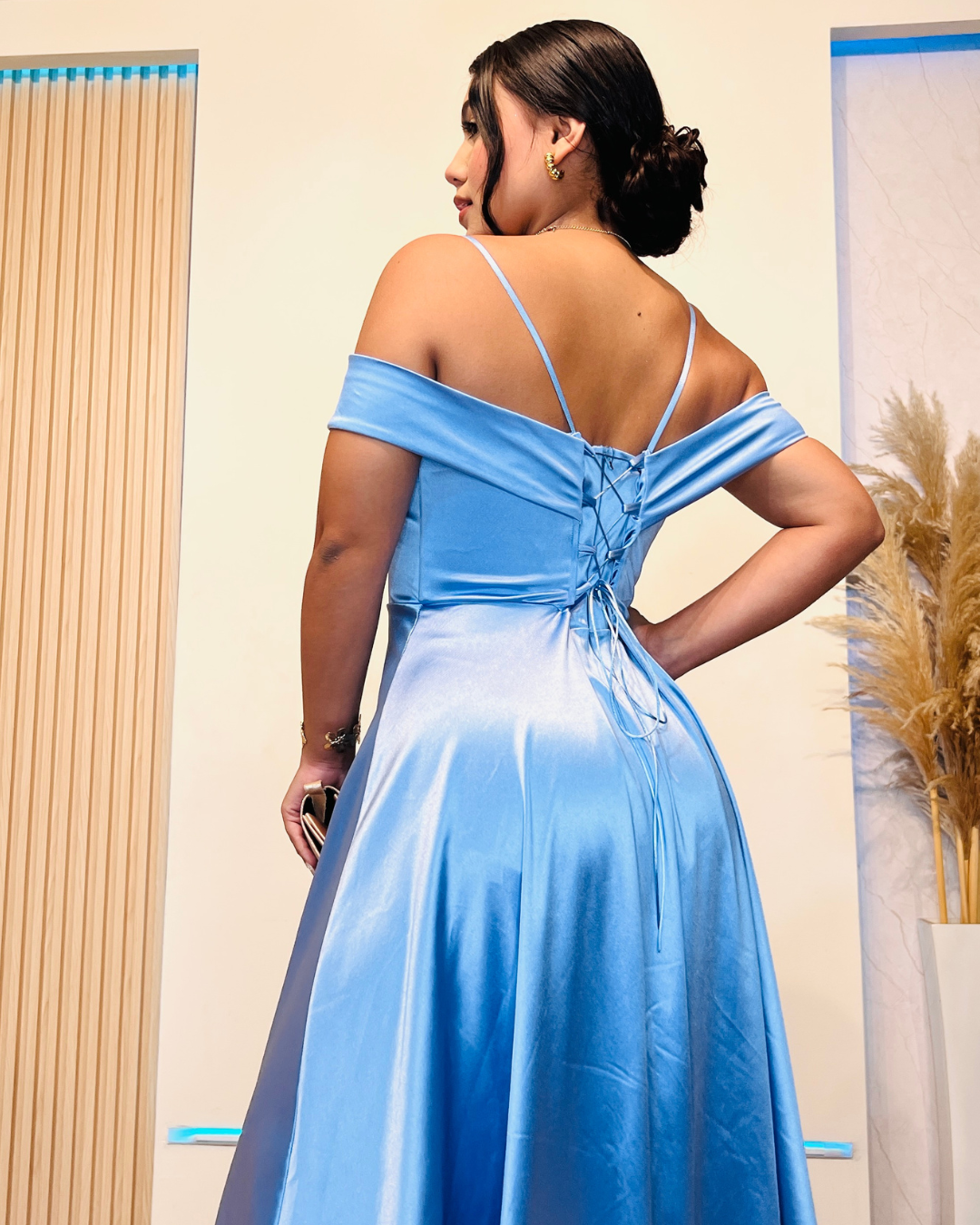 Vestido Ainara Celeste