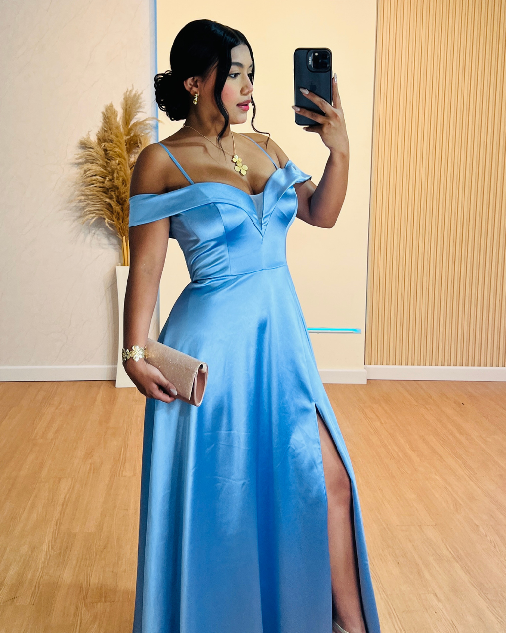 Vestido Ainara Celeste