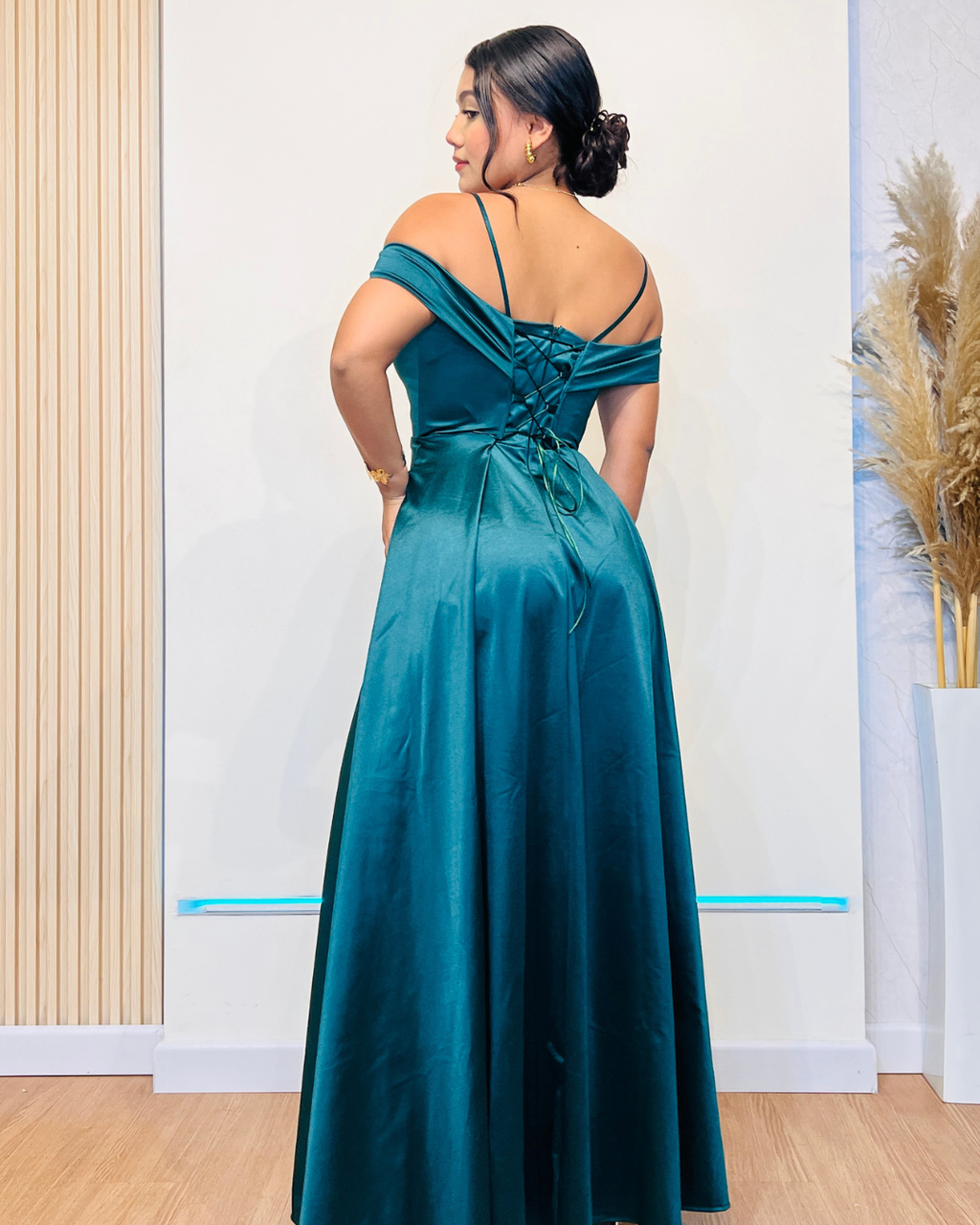 Vestido Largo Ainara Verde