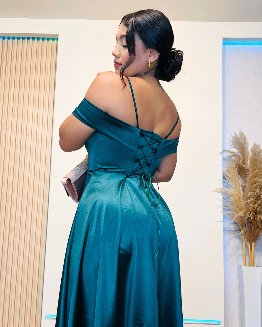 Vestido Largo Ainara Verde
