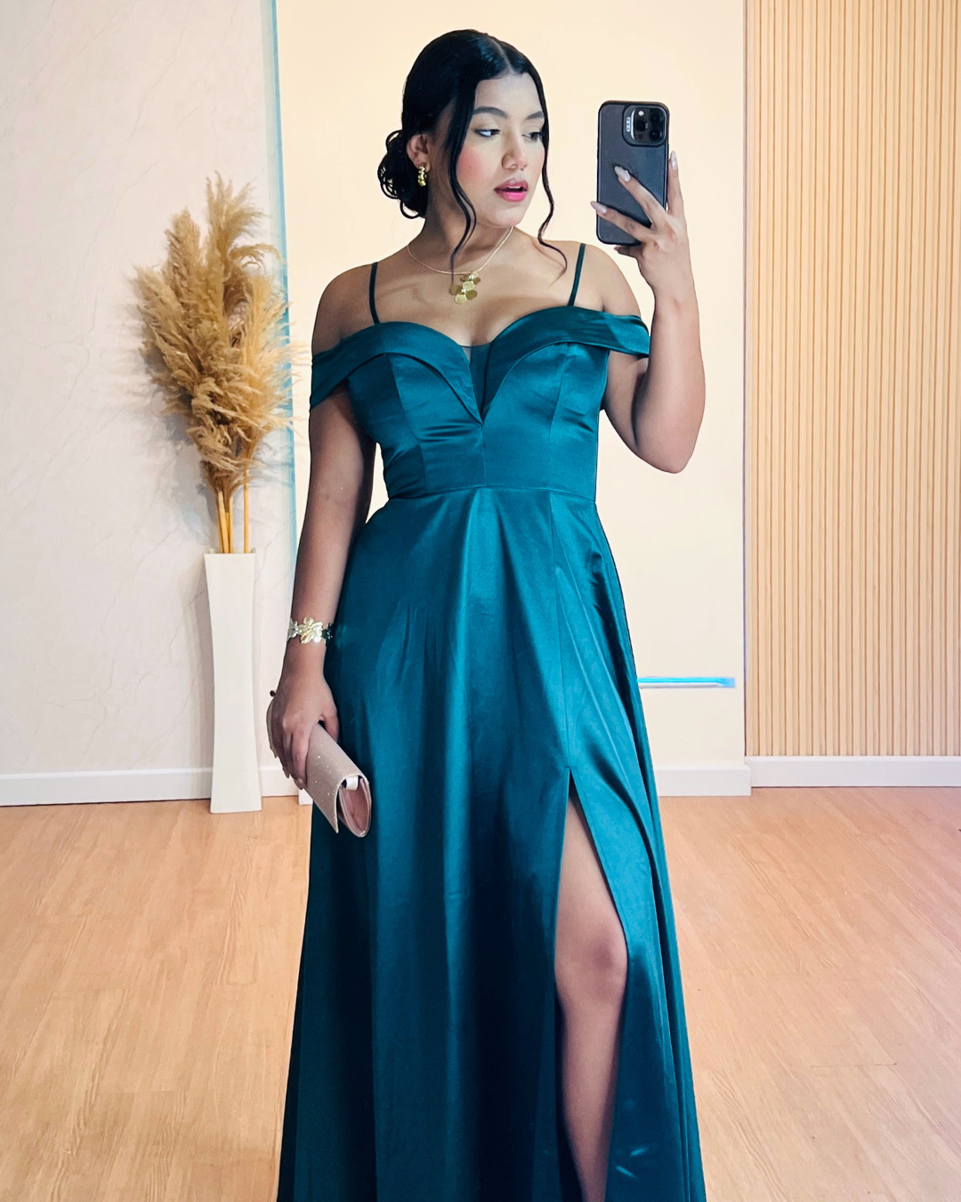 Vestido Largo Ainara Verde